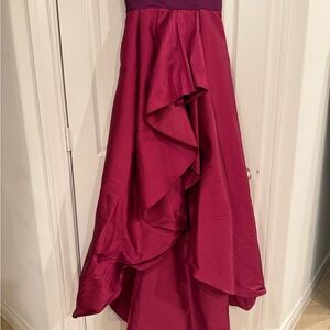 Adrianna Papell Rich Purple Strapless Dress